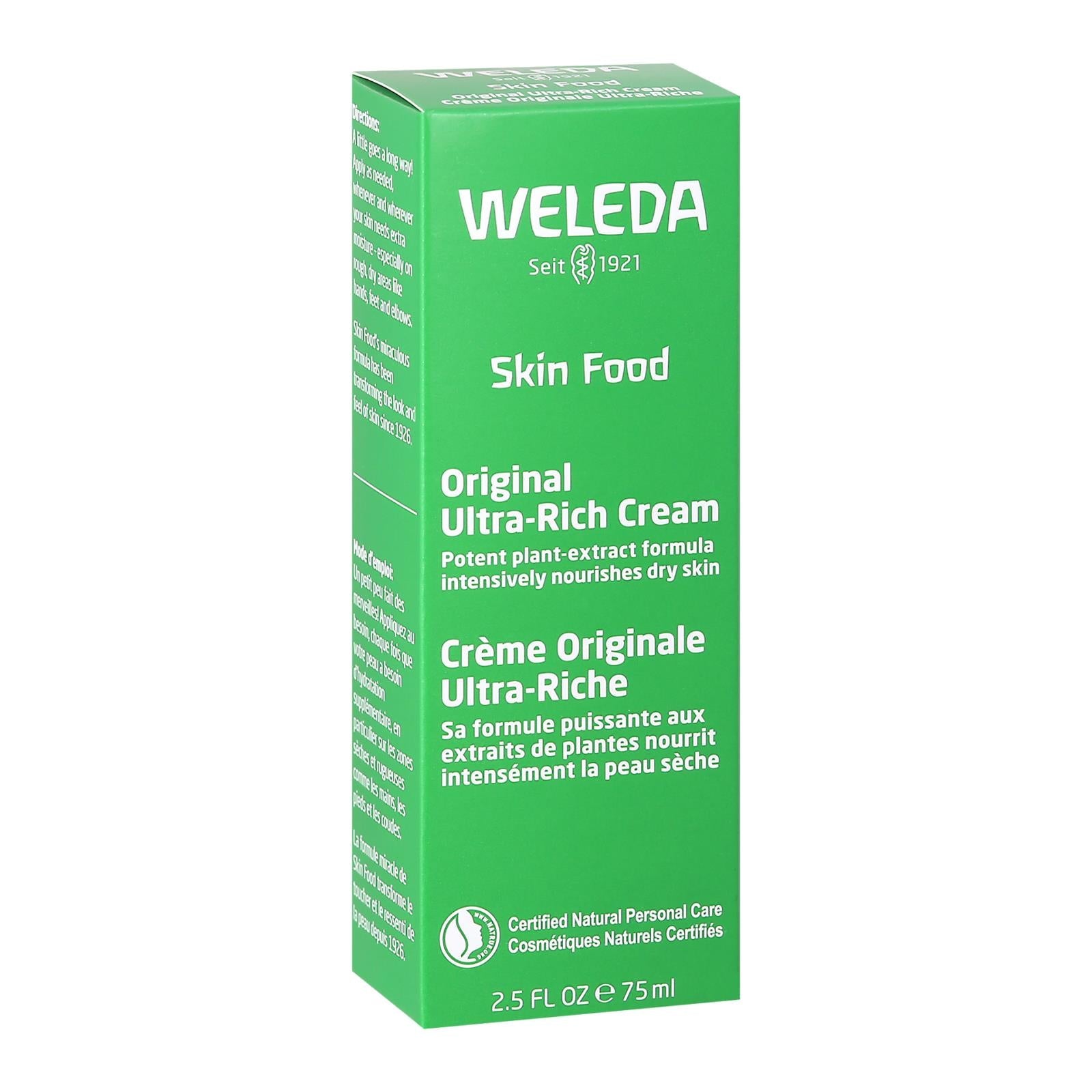 Creme Weleda Skin Food 75ml Para Pele Seca E Áspera