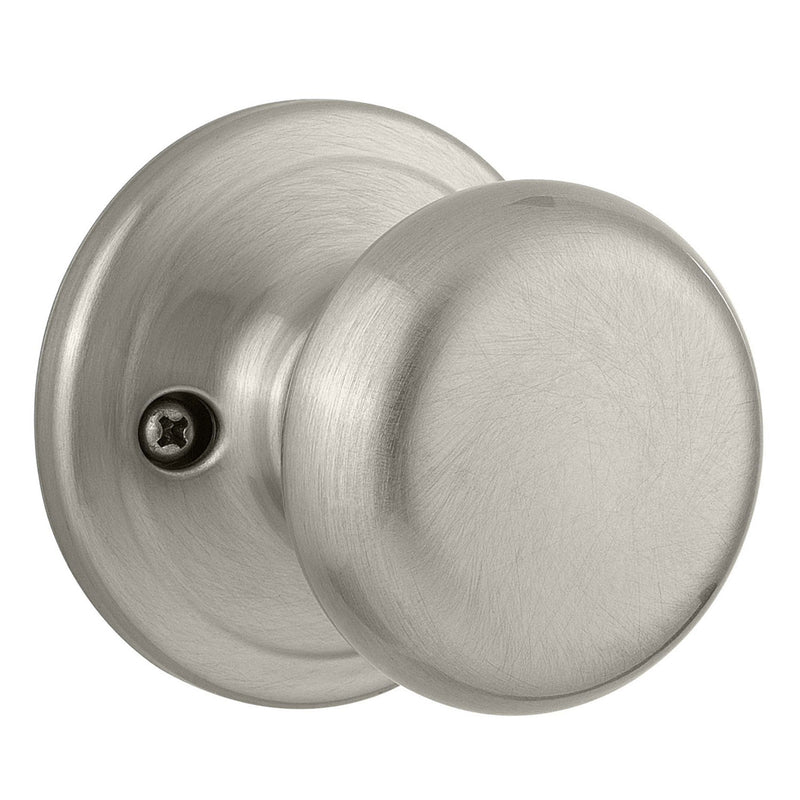Dummy Knob Kwikset Juno Satin Nickel Para A Direita Ou Para A Esquerda
