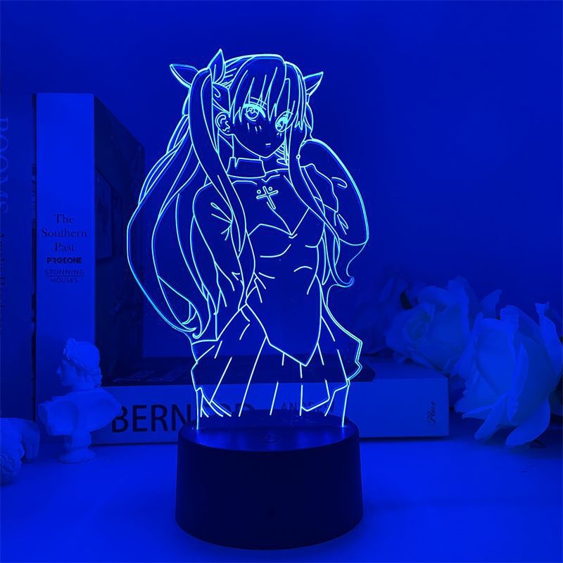 Modelo De Anime Night Light Usb Fate/stay Night Rin Tohsaka