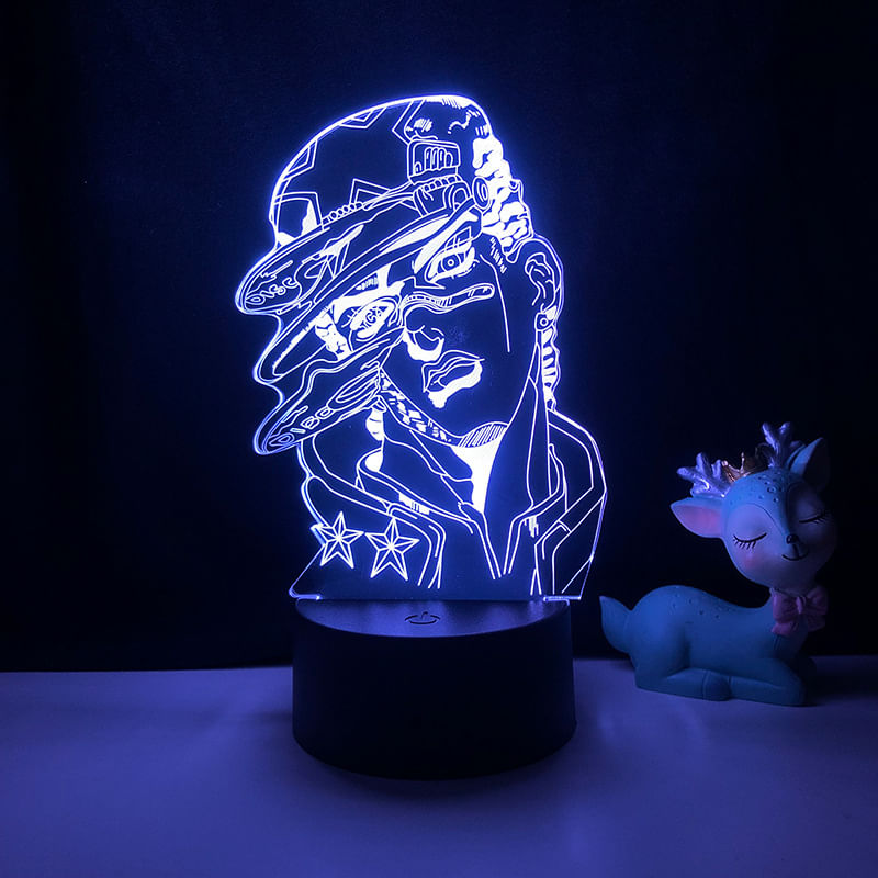 Night Light 3d Anime Jojo's Bizarre Adventure Decoração De Quarto