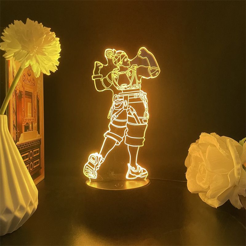 Boneco Night Light Overwatch Com Power Type Hero Doujin