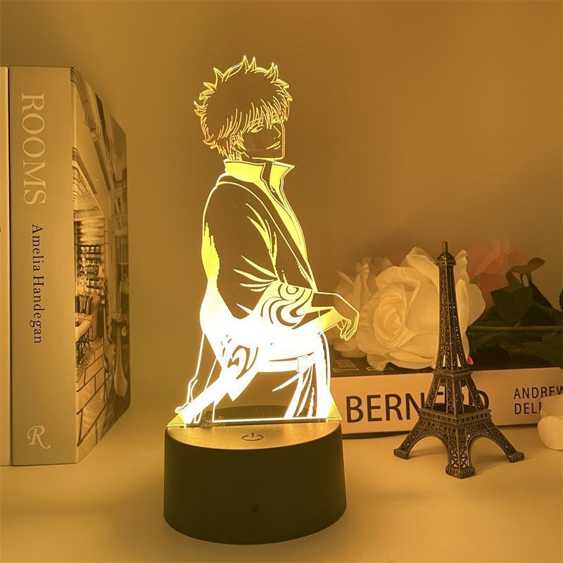 3D Night Light Bleach Soul Reaper Ichigo Kurosaki Para Crianças