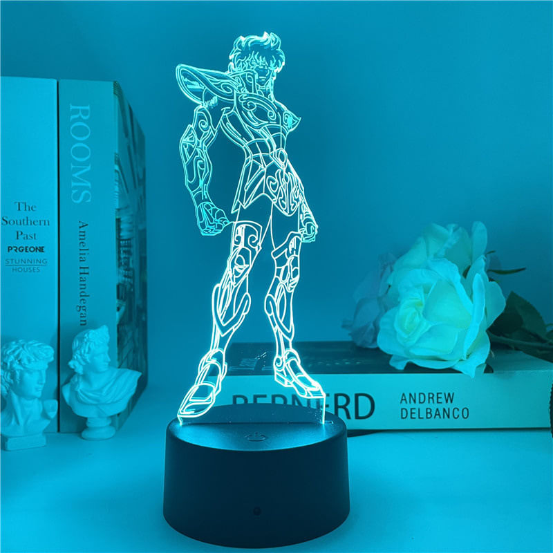 Night Light Saint Seiya Usb Anime Ornament Touch Control