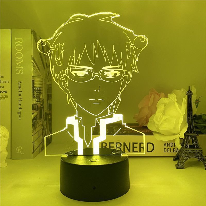 Night Light Usb A Vida Desastrosa De Saiki K Anime 2d Mer