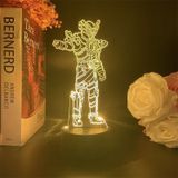 Luz Noturna 3D USB Kamens Riders Build Genius Com Acrílico