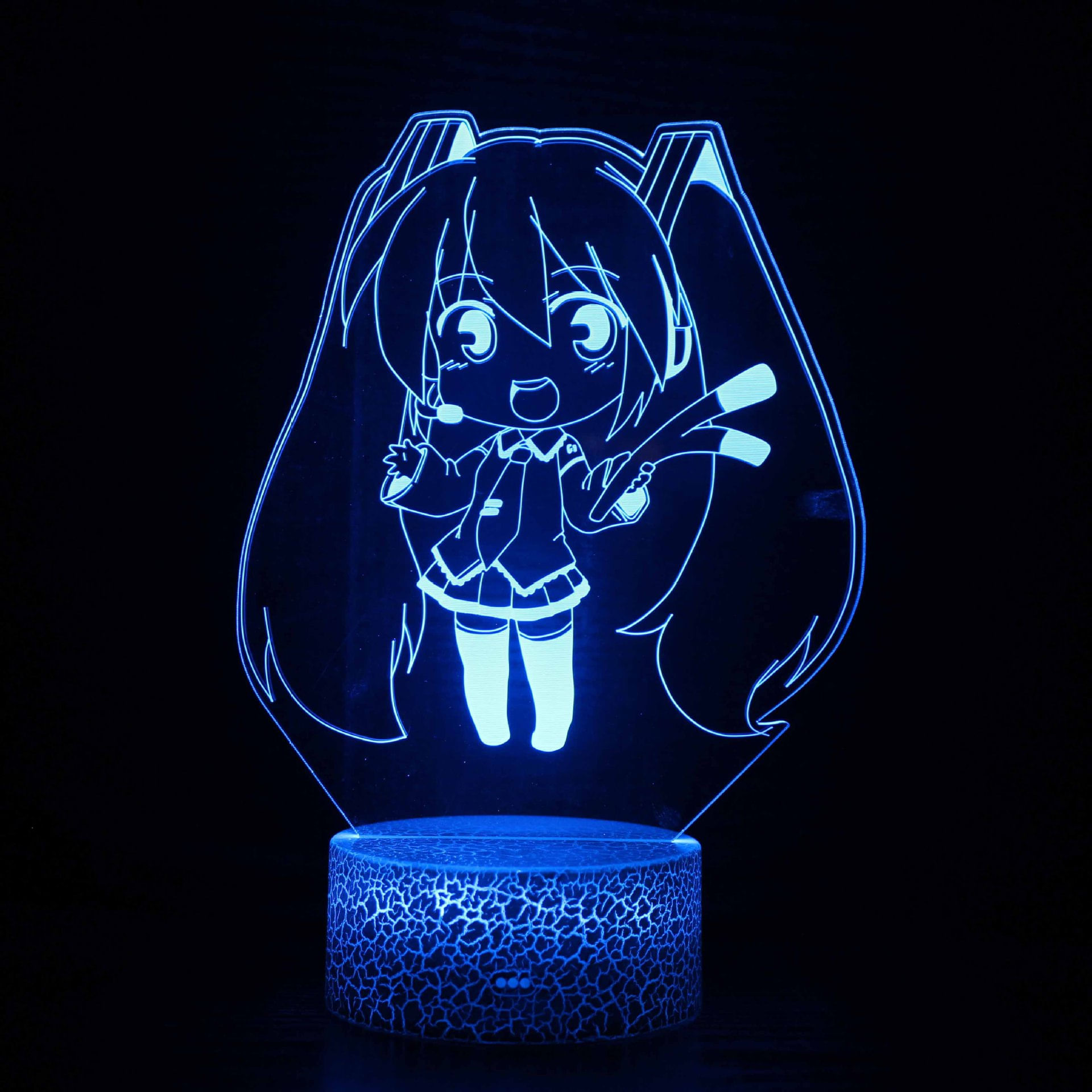 Anime De Desenho Animado Led Com Luz Noturna 3d Hatsune Miku Douluo Continent