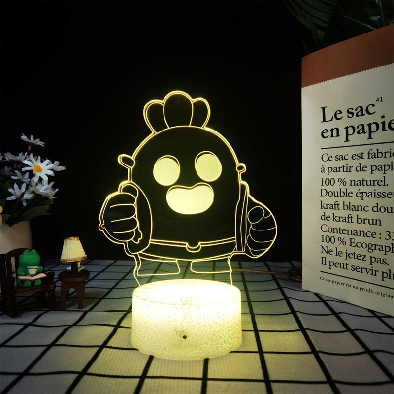 3D Night Light Acrylic Brawl Stars Diy Second Diy Com Base