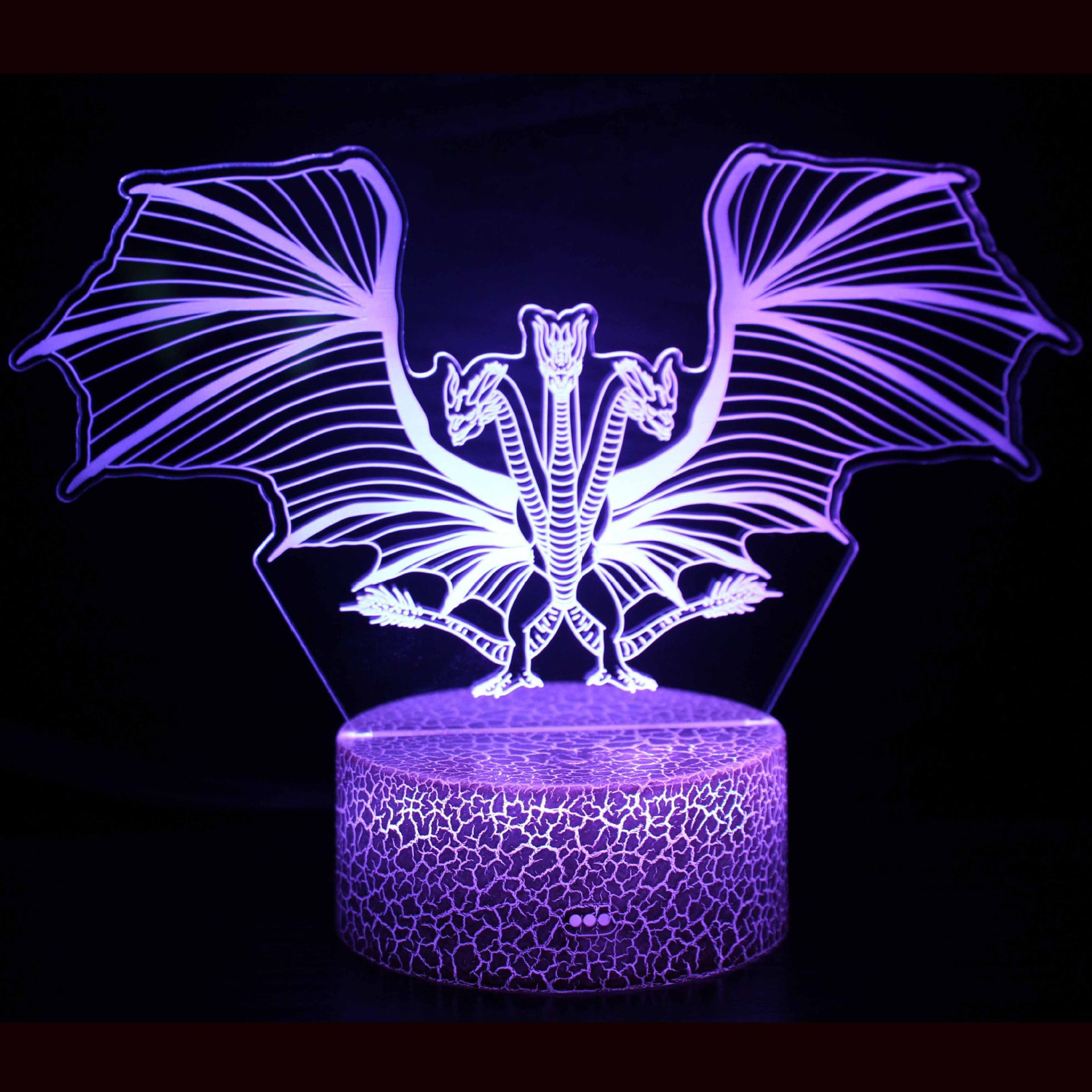 Candeeiro De Mesa 3d Direct Dinosaur Touch Remote Control