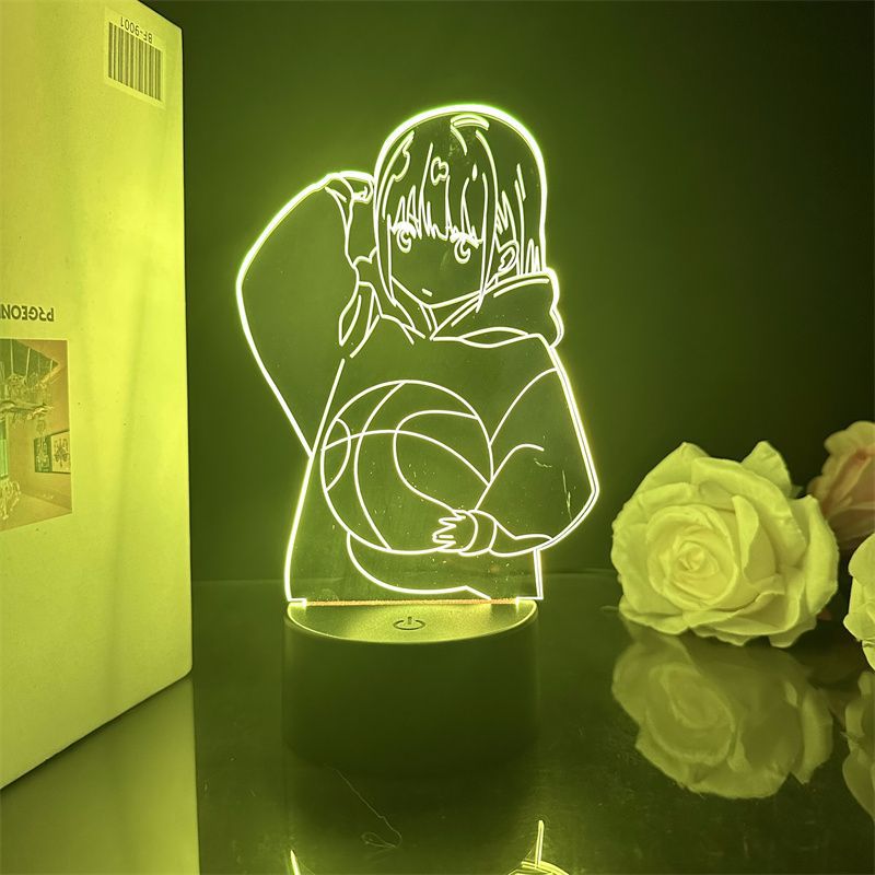 Luz Noturna Usb Inugami Daiki Shika Natsuka Caixa Azul De Duas Luzes
