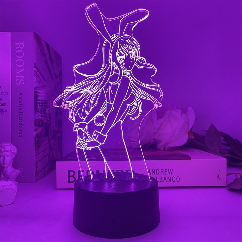 Night Light Usb Rascal Não Sonha Com Bunny Girl Senpai M