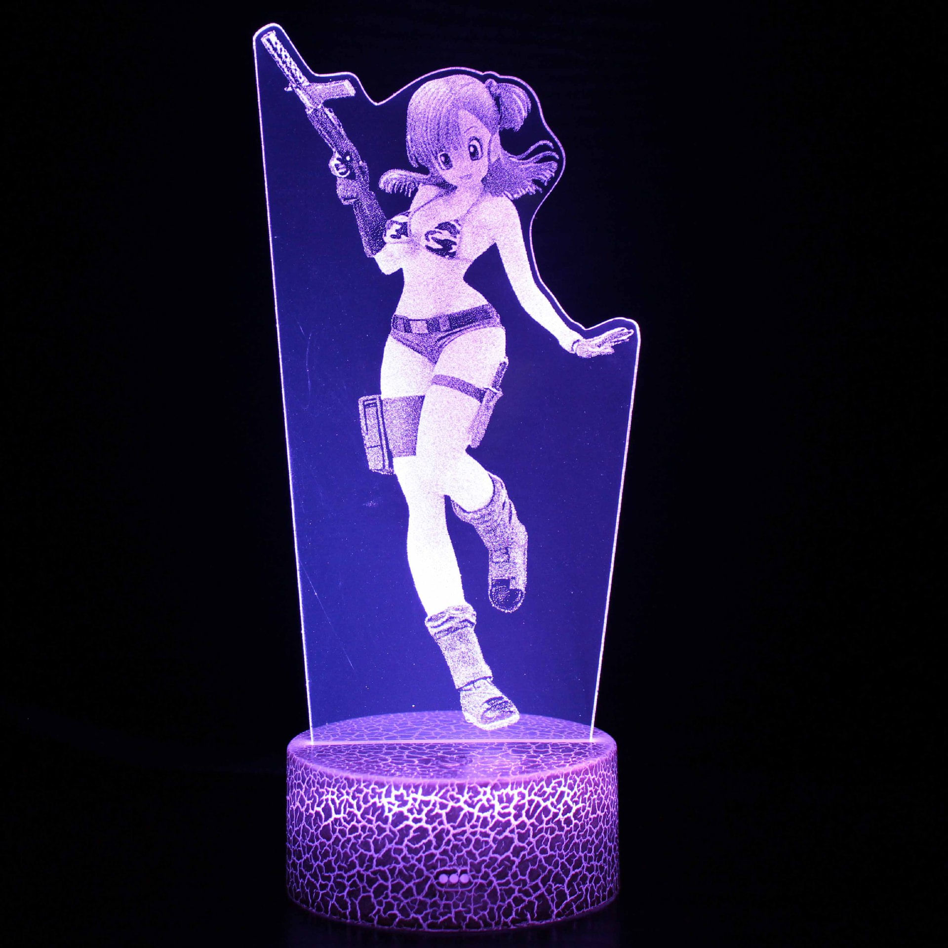 Personagem De Desenho Animado Em Placa Acrílica Esculpida Interna 3d Night Light