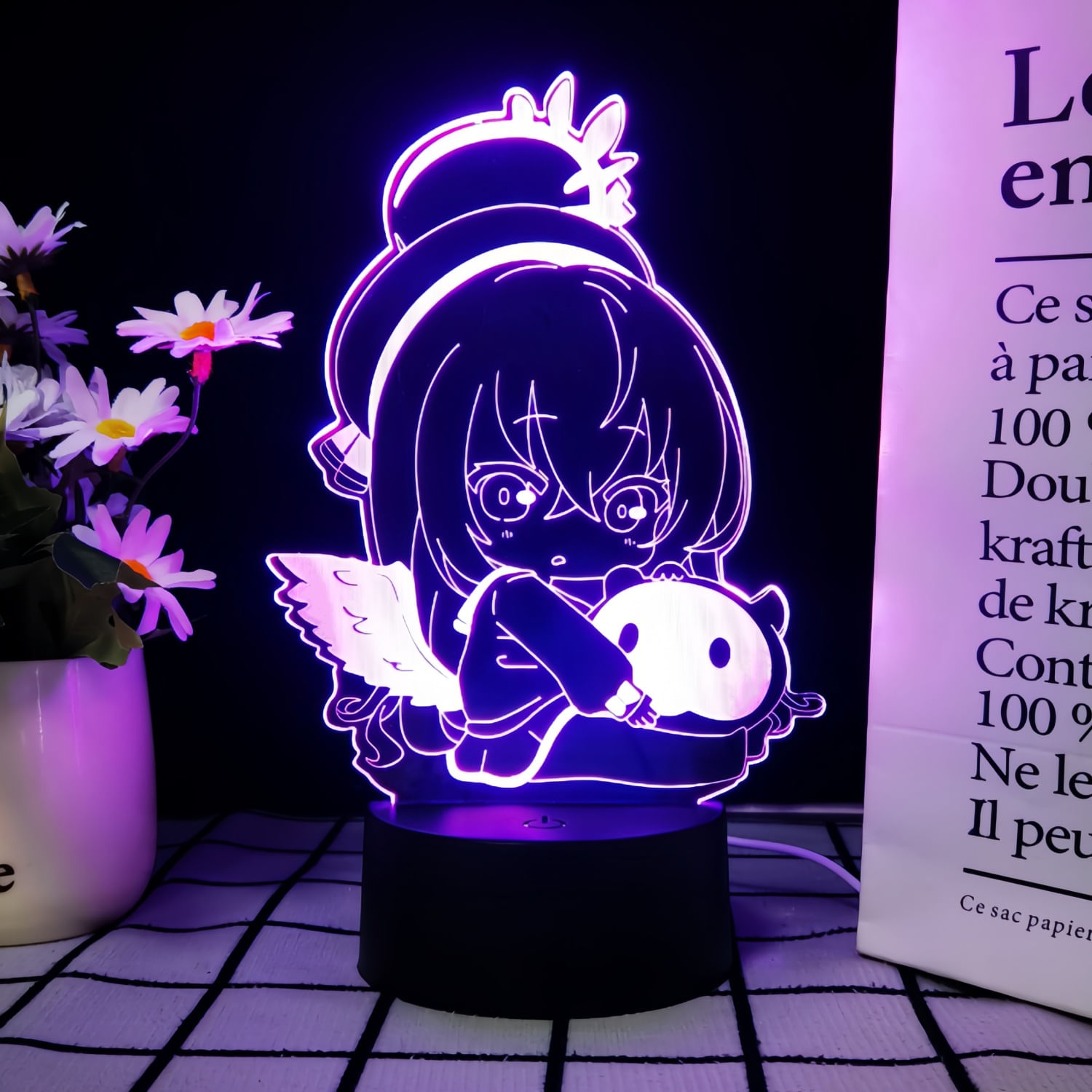 Night Light 3d Blue Archive Wiki Hoshino Alu Alice Bedroom