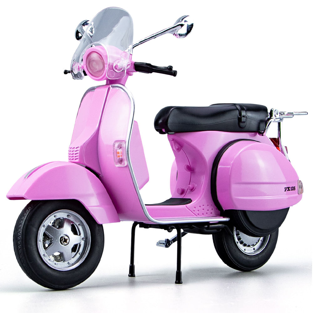 Brinquedo De Motocicleta Elétrica Westbury Escala 1:10 Rosa Com Luzes