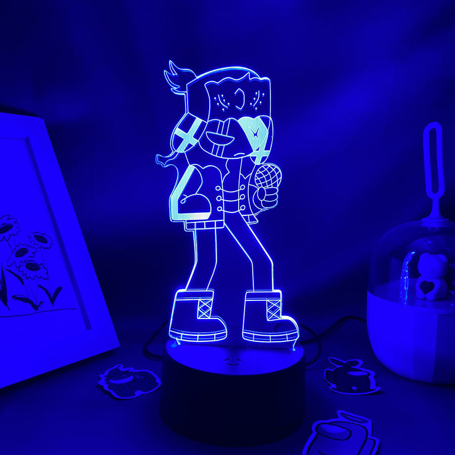 Jogo Night Light Friday Night Funkin' Creative 3d Em Acrílico