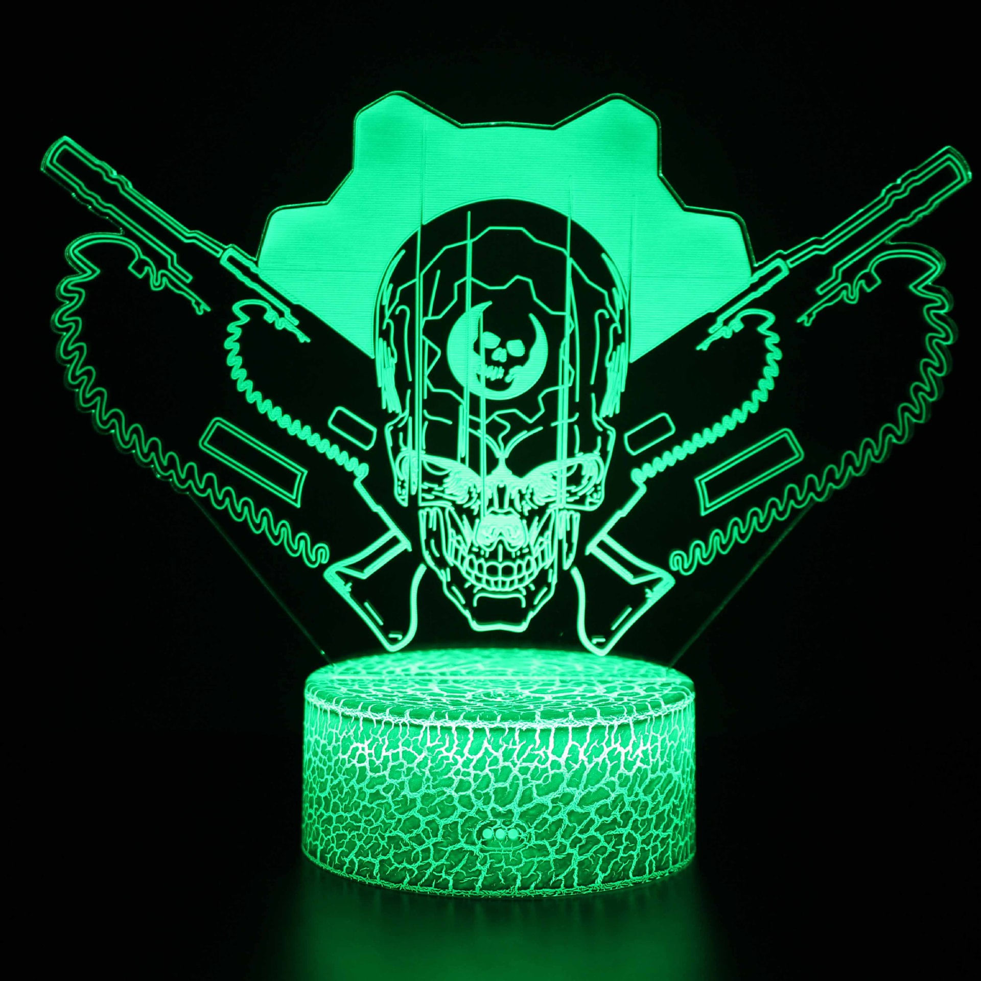 Lâmpada De Cabeceira Night Light Cartoon Ultraman 3d Creative Touch