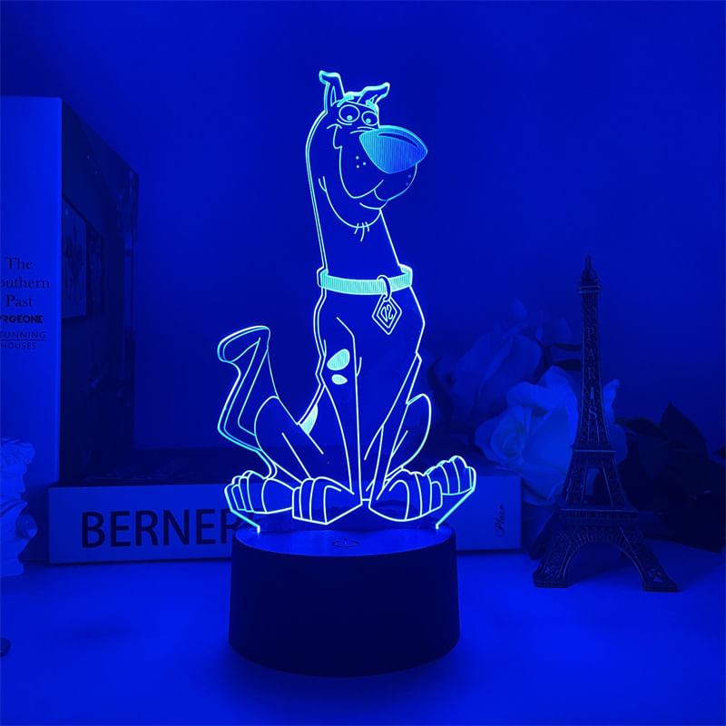 Modelo De Animal Usb 3d Night Light Puppy Pet Puppy Para Crianças