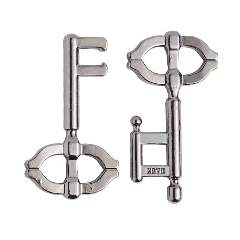 Key Puzzle De 2ª Geração Em Liga De Zinco Kongming Lock Brain Teaser