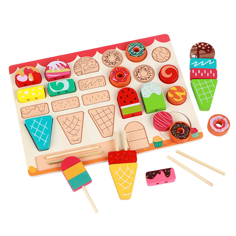 Brinquedo Interativo Ice Cream Shop Play Set Para Crianças