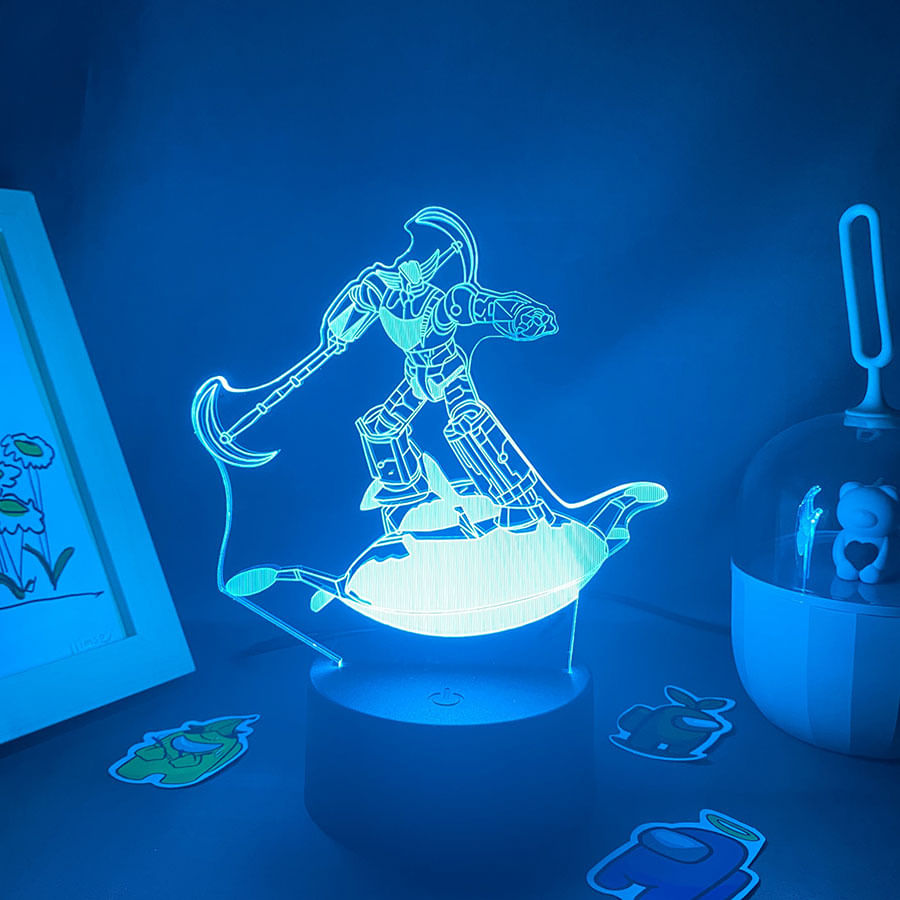 Jogo De Anime 3D Night Light Ufo Robot Grendizer Character