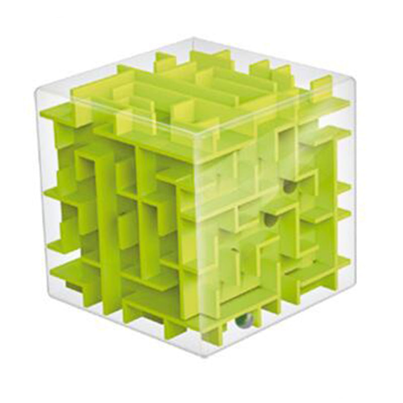 Brinquedo De Quebra-cabeça De Labirinto 3D First Classroom Small Para Crianças, Verde