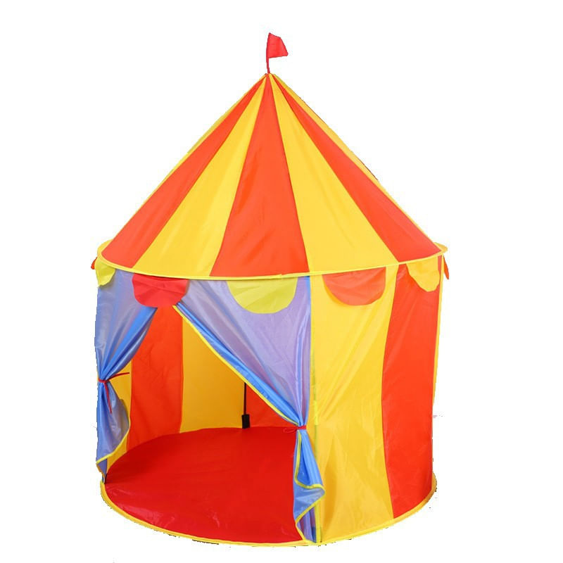 Play Tent Rainbow Circus Mongolian Kids Dobrável Para Interior