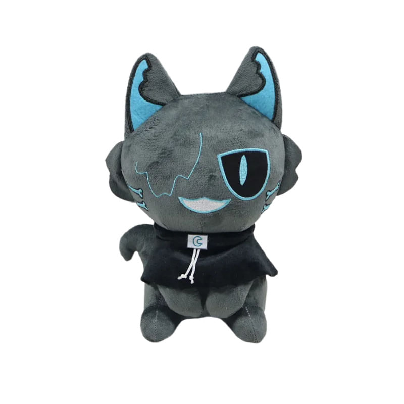 Boneca De Pelúcia Undertale Sans Grey Nightmare Cat 18x27cm