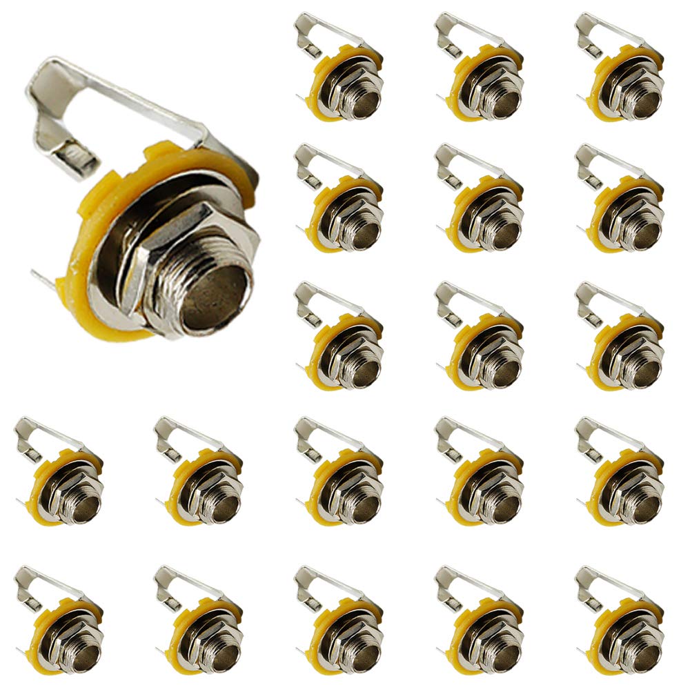 Jack Socket Luomorgo De 6,35 Mm/0,25 Polegadas De Comprimento Para Guitarra Elétrica