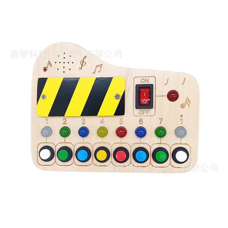 Brinquedo De Educação Infantil Com Interruptor Led Busy Board Para Crianças