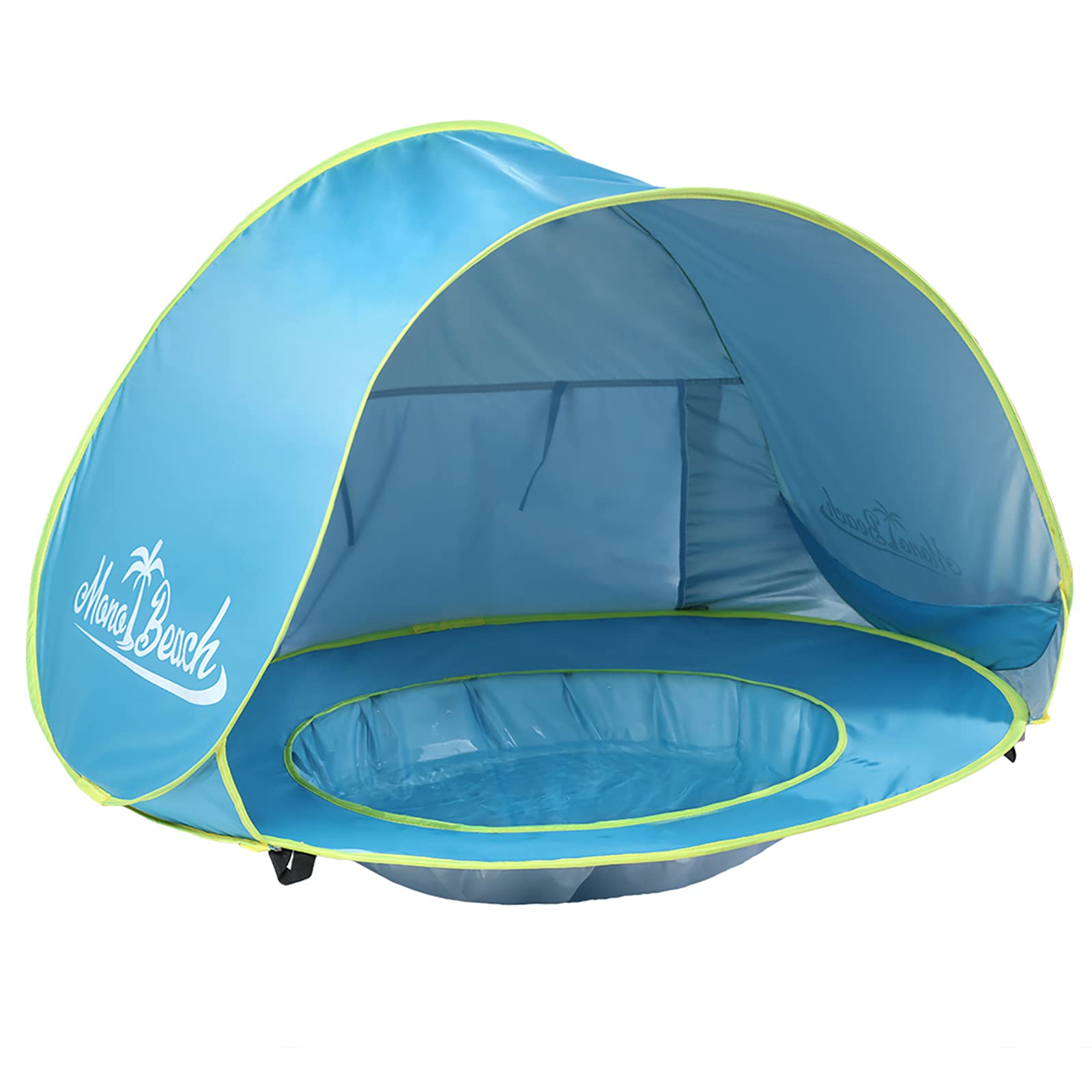 Barraca De Praia Para Bebês Monobeach Pop Up Shade Pool Uv 50+ Protect