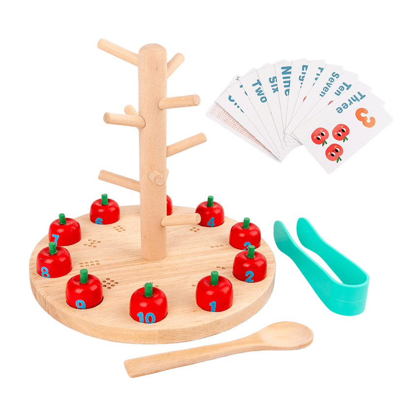 Apple Picking Game Brinquedo Matemático Divertido De Aprendizagem Precoce Para Crianças