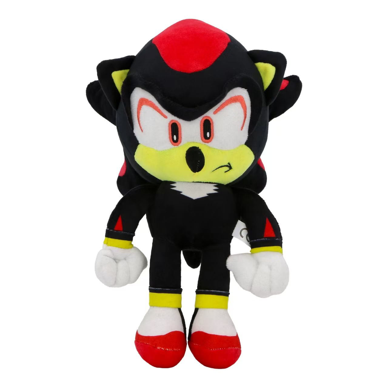 Brinquedo De Pelúcia Sonic Hedgehog Preto 30 Cm Macio Colecionável