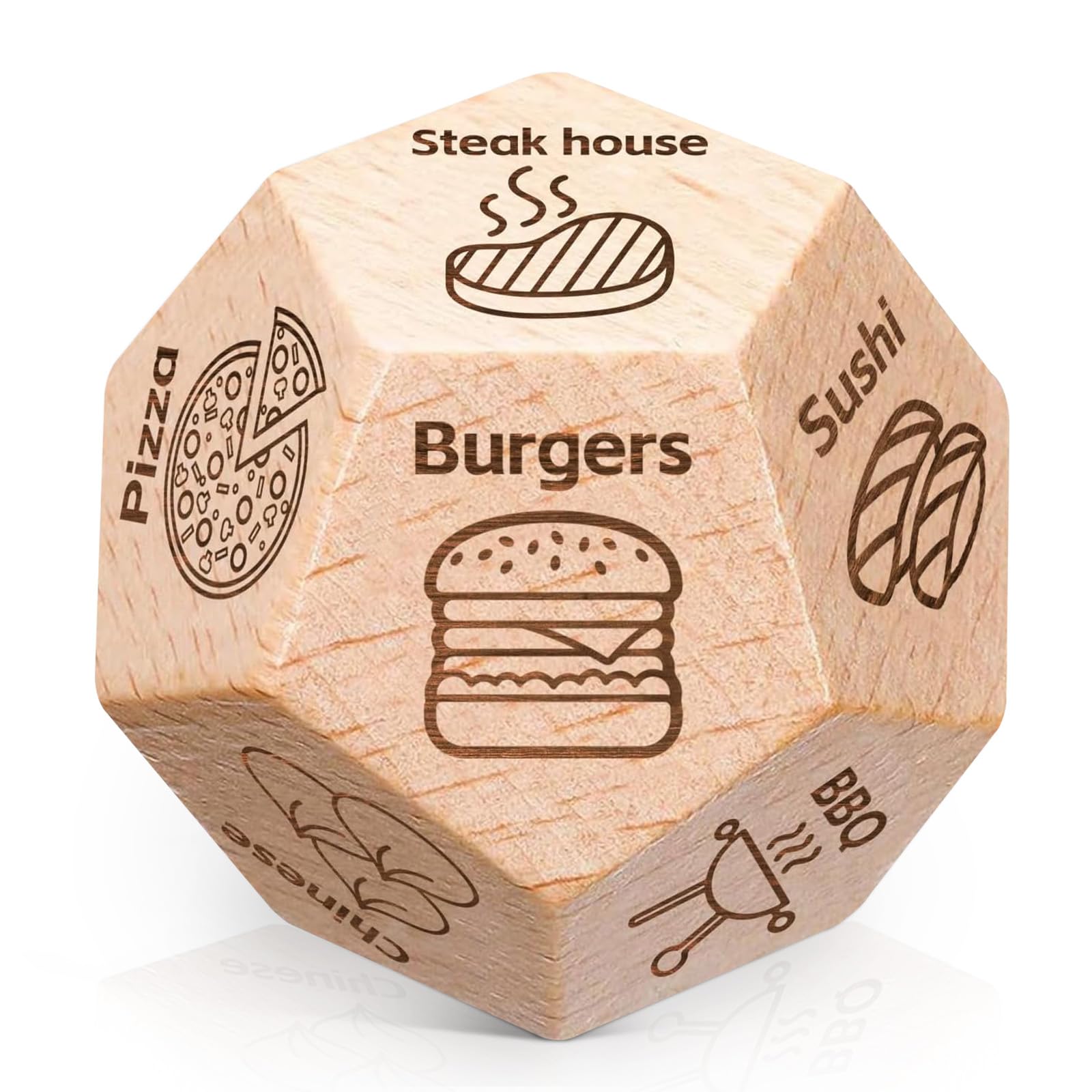 Set De Regalo "Noche De Cita Con Dados: Opciones De Comida Para Parejas"