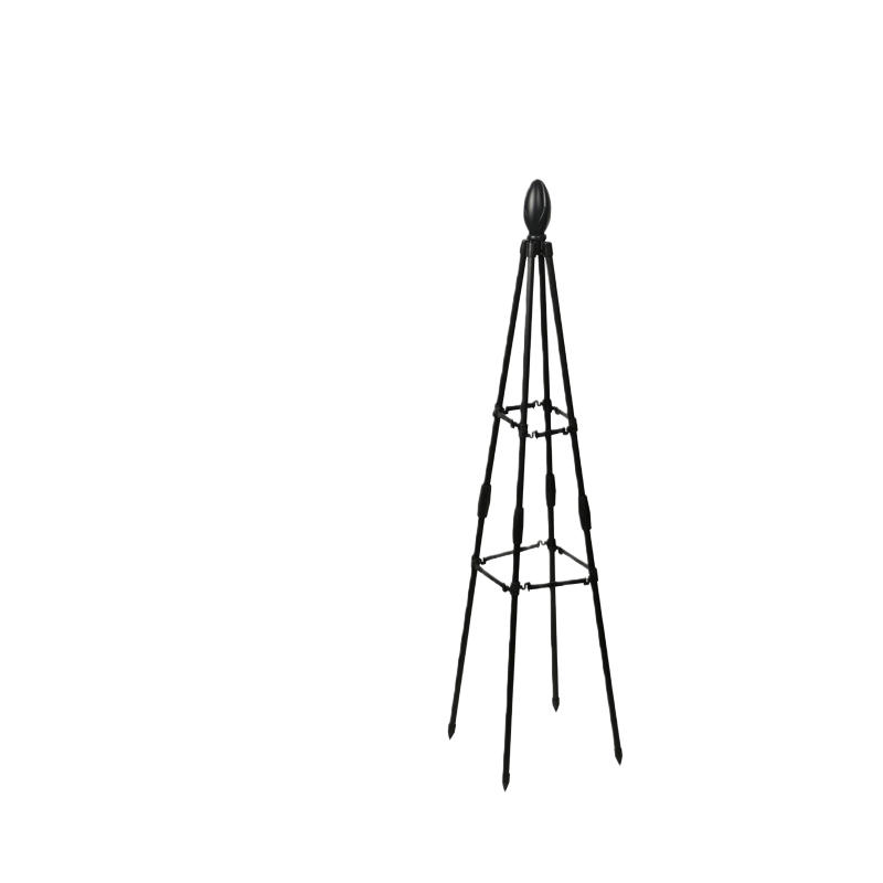 Treliça Para Plantas Trepadeiras De Jardim Com Barras Transversais, Suporte De Quatro Pernas