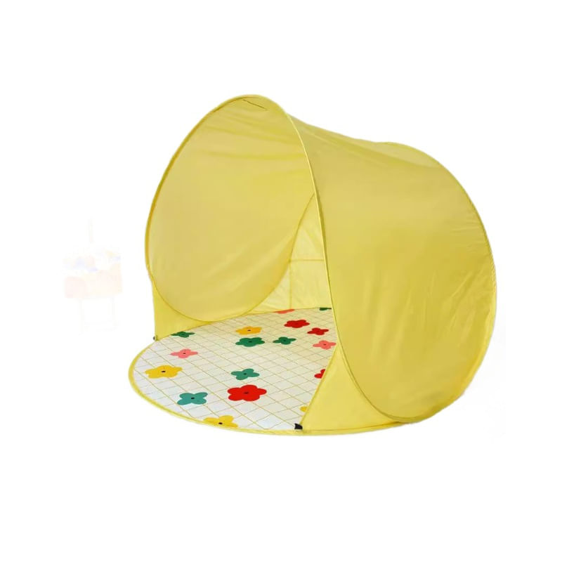 Play Tent Yellow Pop Up Kids Impermeável Para Ambientes Internos E Externos