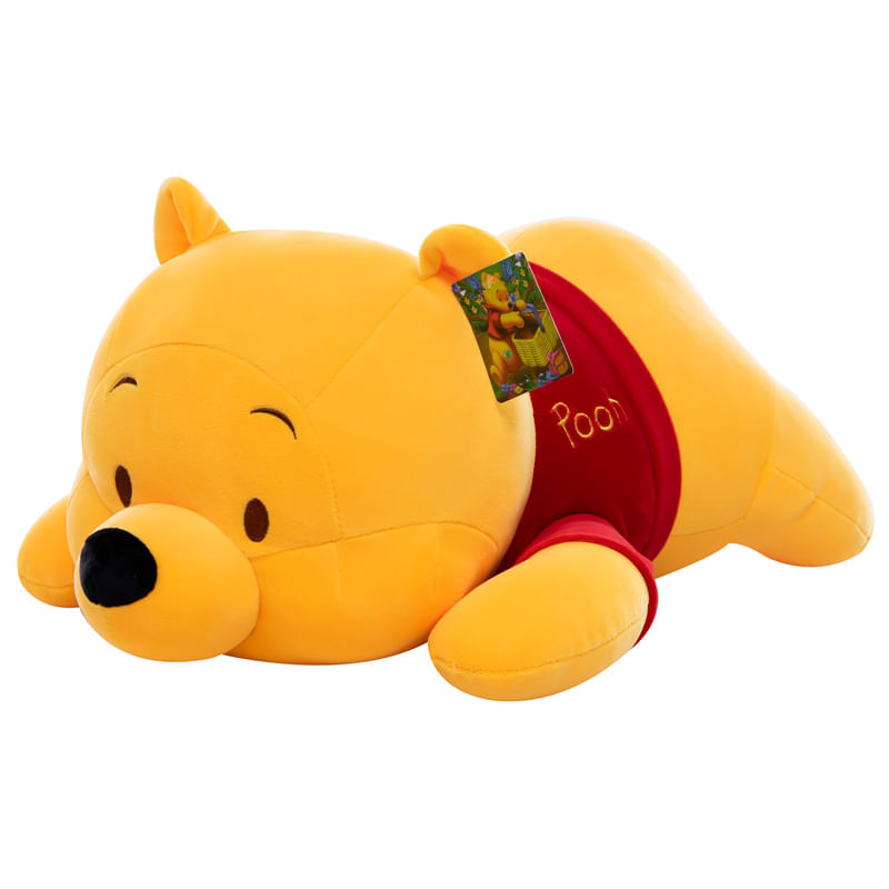 Brinquedo De Pelúcia Winnie The Pooh Yellow Bear 45 Cm Macio