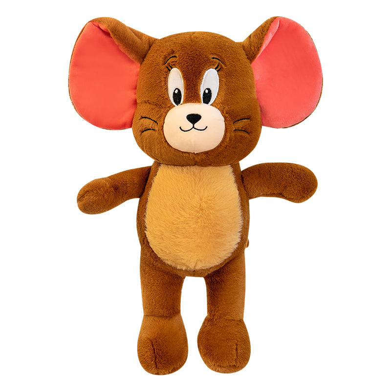 Brinquedo De Pelúcia Tom E Jerry Jerry Soft Brown 40cm