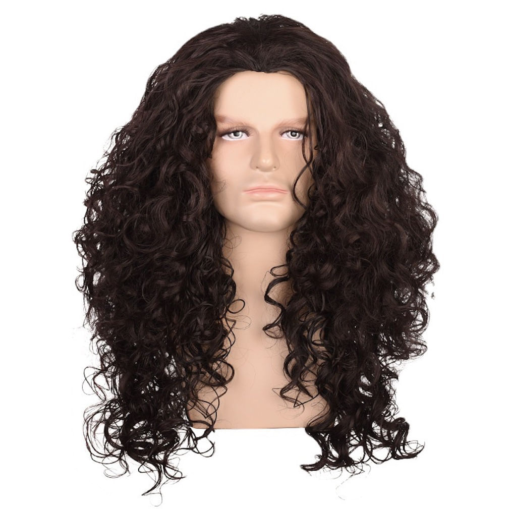 Peruca Moanas Maui Fluffy Long Curly Anime