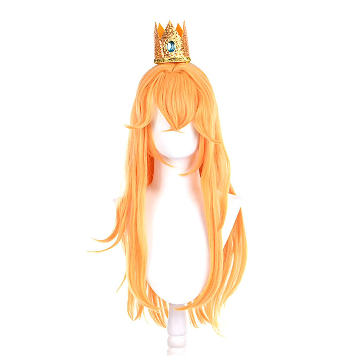 Peruca De Cosplay Marios Bros Princess Peach Toadstoois Anime