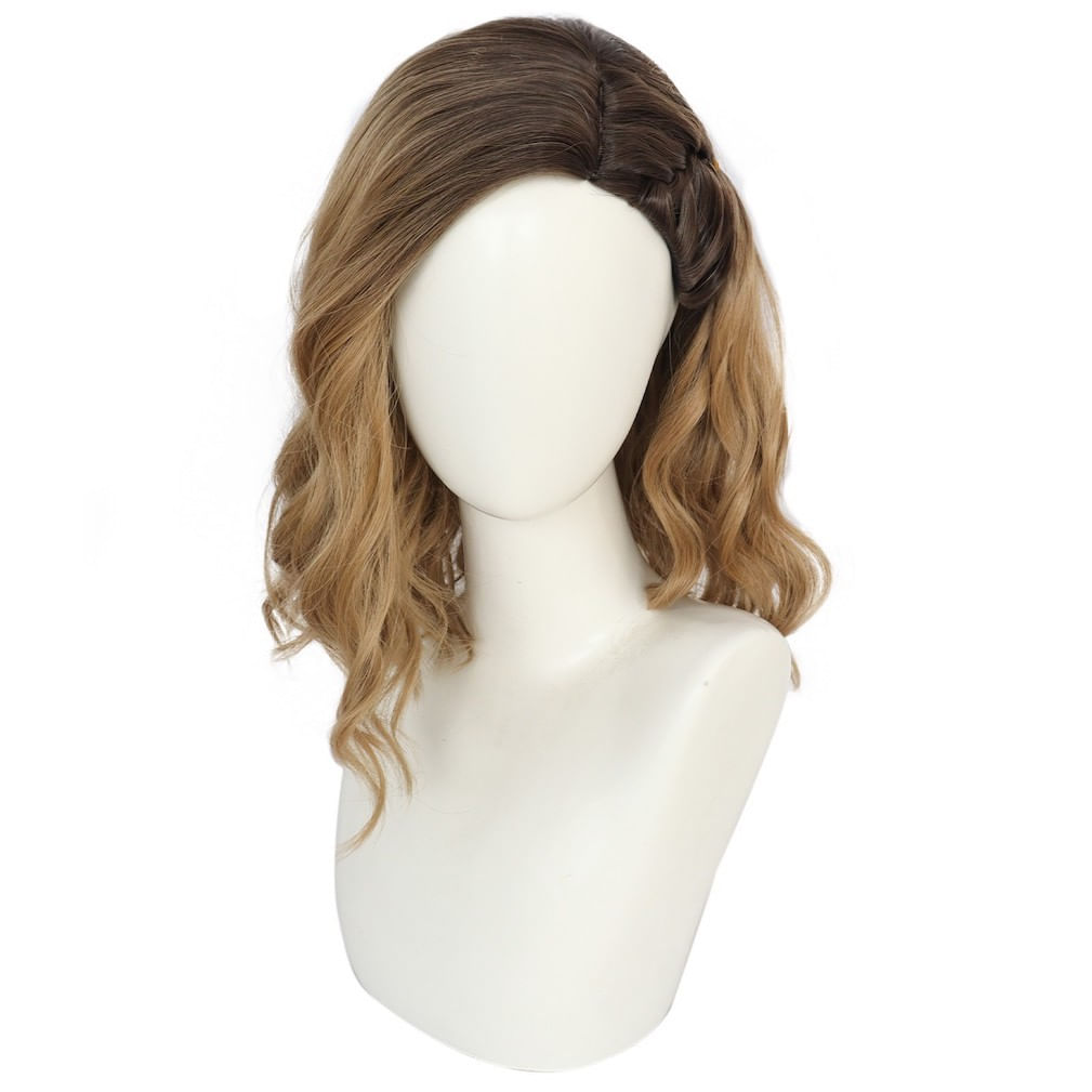 Traje De Festa E Peruca Sintética Captain Marvel Carol Danvers