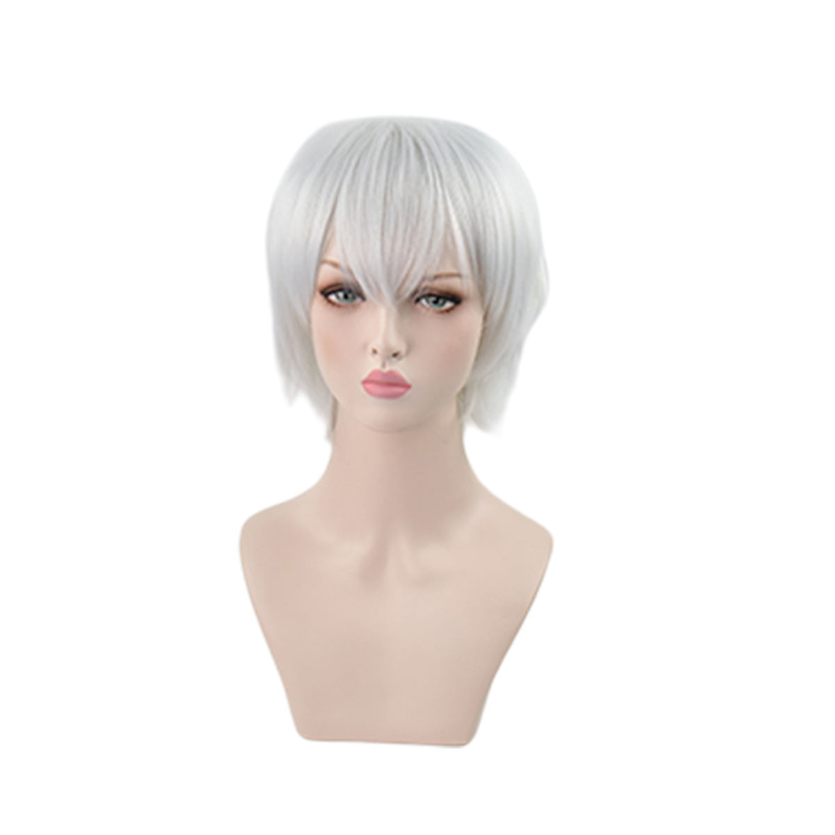 Peruca De Cosplay Tokyo Ghoul Kaneki Ken Anime 30cm Para Halloween