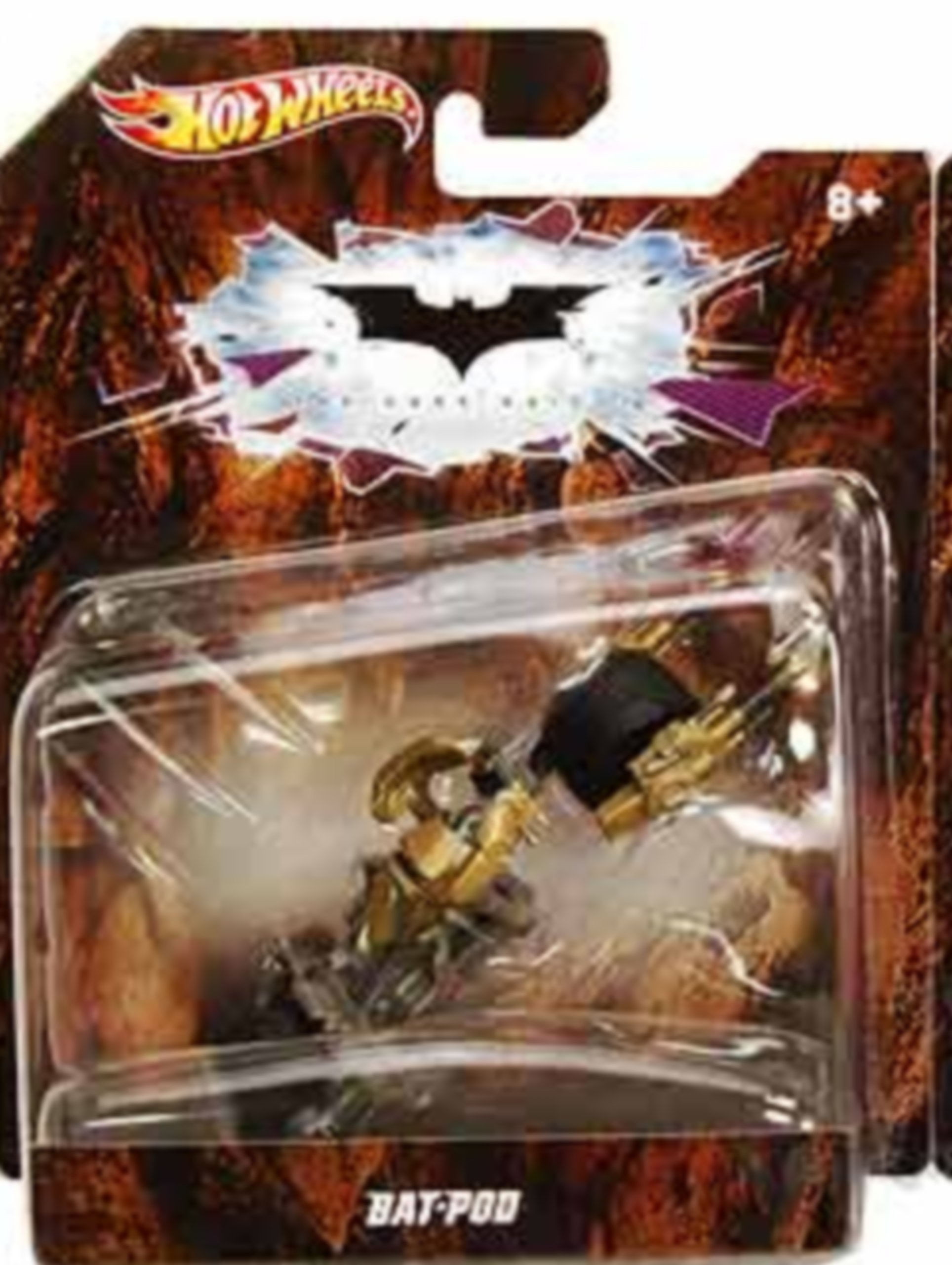 Veículo Fundido Sob Pressão Hot Wheels The Dark Knight Bat-pod 1:50