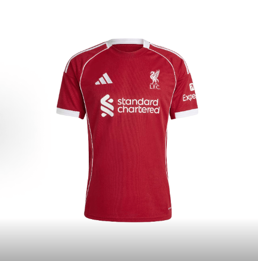 Camisola Adidas Liverpool Fc 25/26 Masculina Tamanho Caseiro L