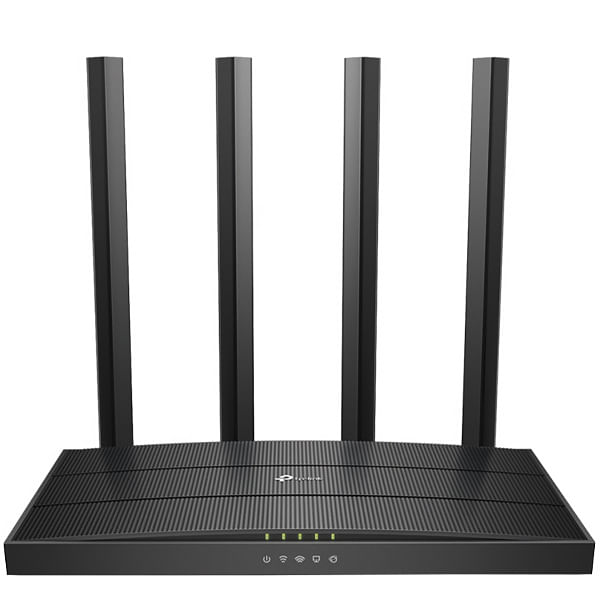 Roteador Wireless Tp Link Archer C6 Ac1300 V4.0 400 Mbps Em 2.4ghz + 867 Mbps Em 5ghz Preto