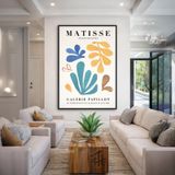 Quadro Canvas Henri Matisse Papillon 70x50cm Mold Branca