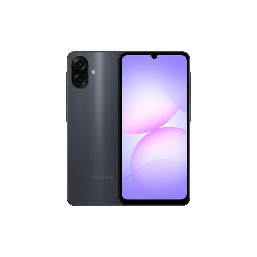 Celular Galaxy A07 Tela 6.7 128GB 4G 90Hz Câmera Dupla 50MP Preto Samsung