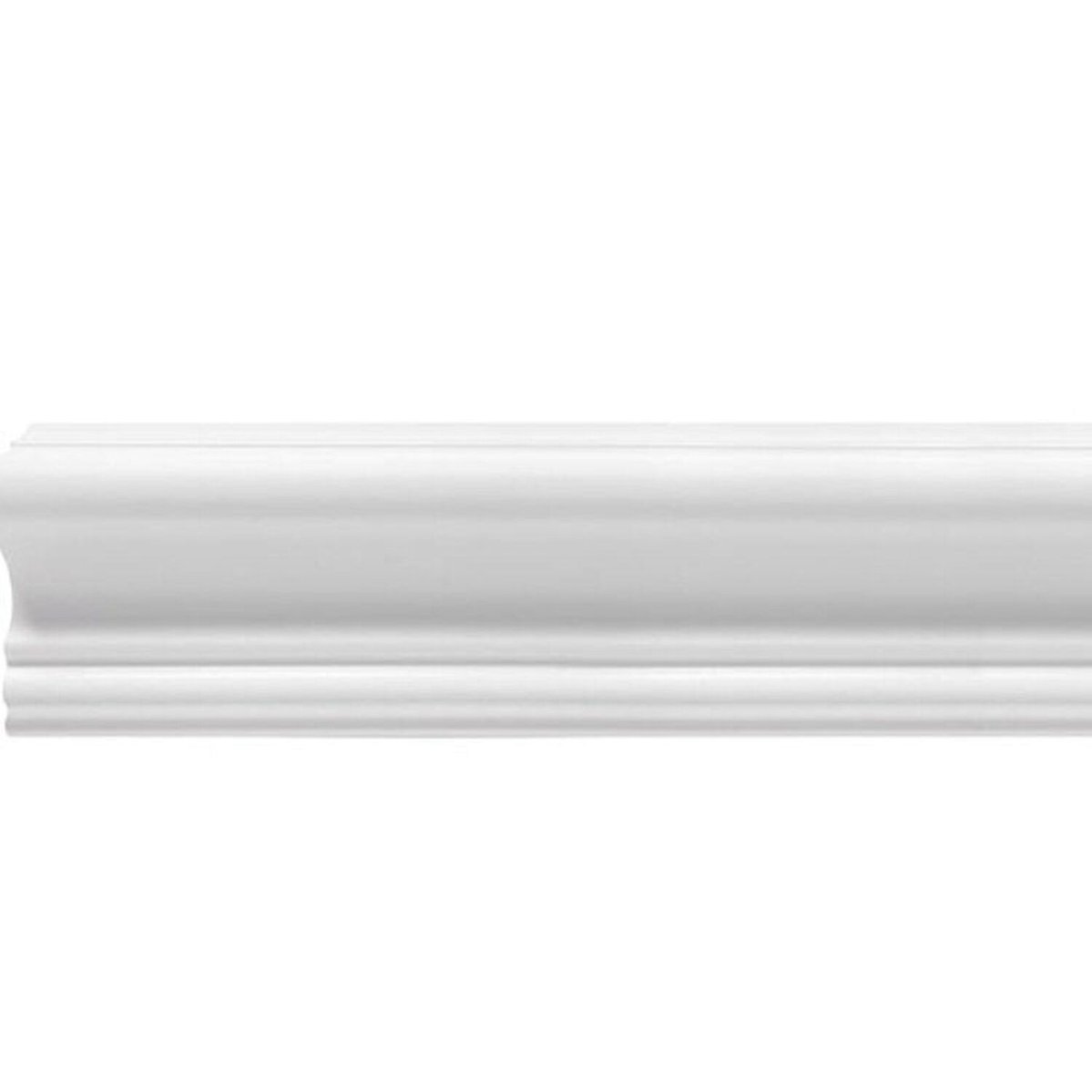 Kit 24 Metros Lineares Rodameio Plus Em Poliestireno 2,3 Cm Floort Acessórios Branco