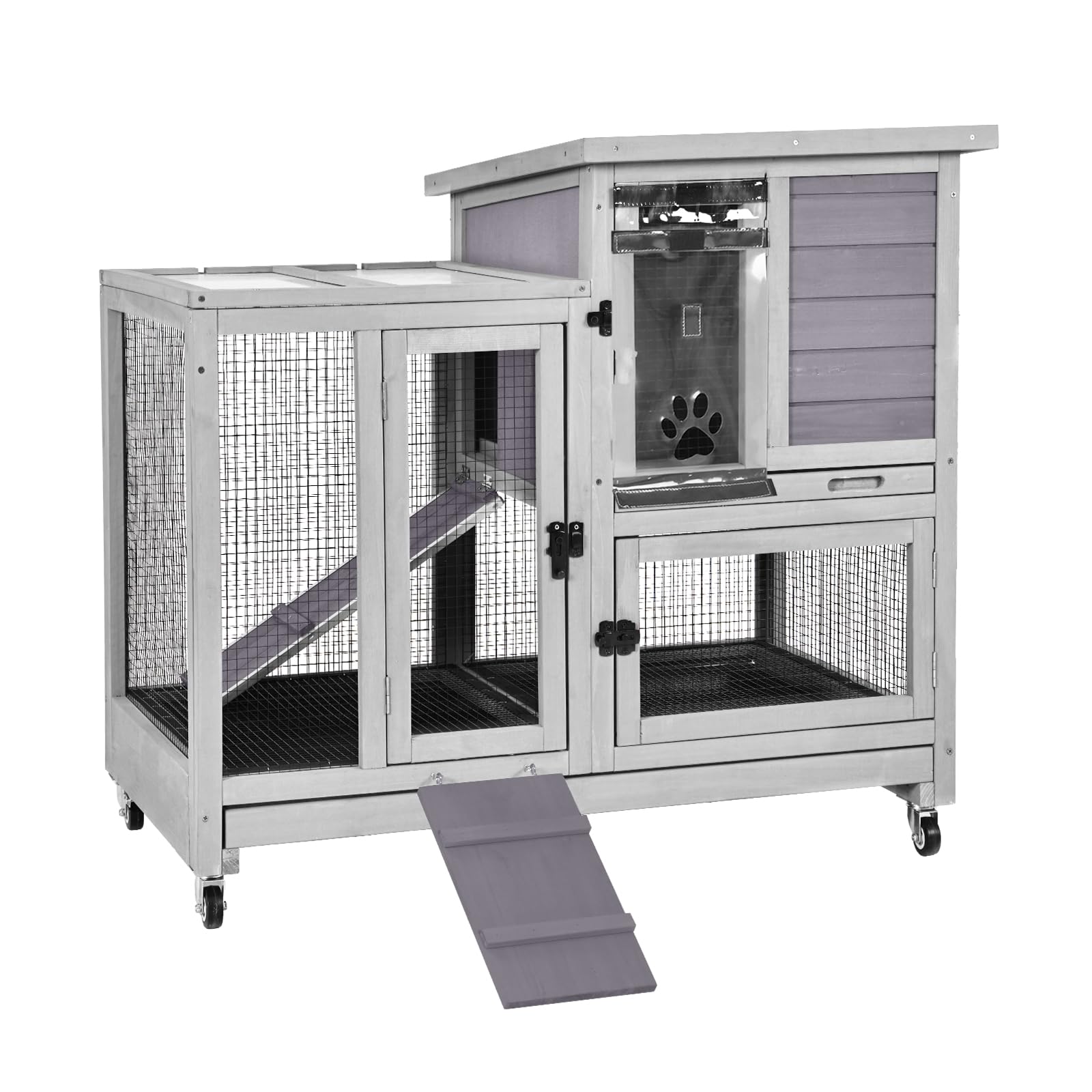 Gaiola De Coelho Gutinneen Interna/externa Com Bandeja Removível