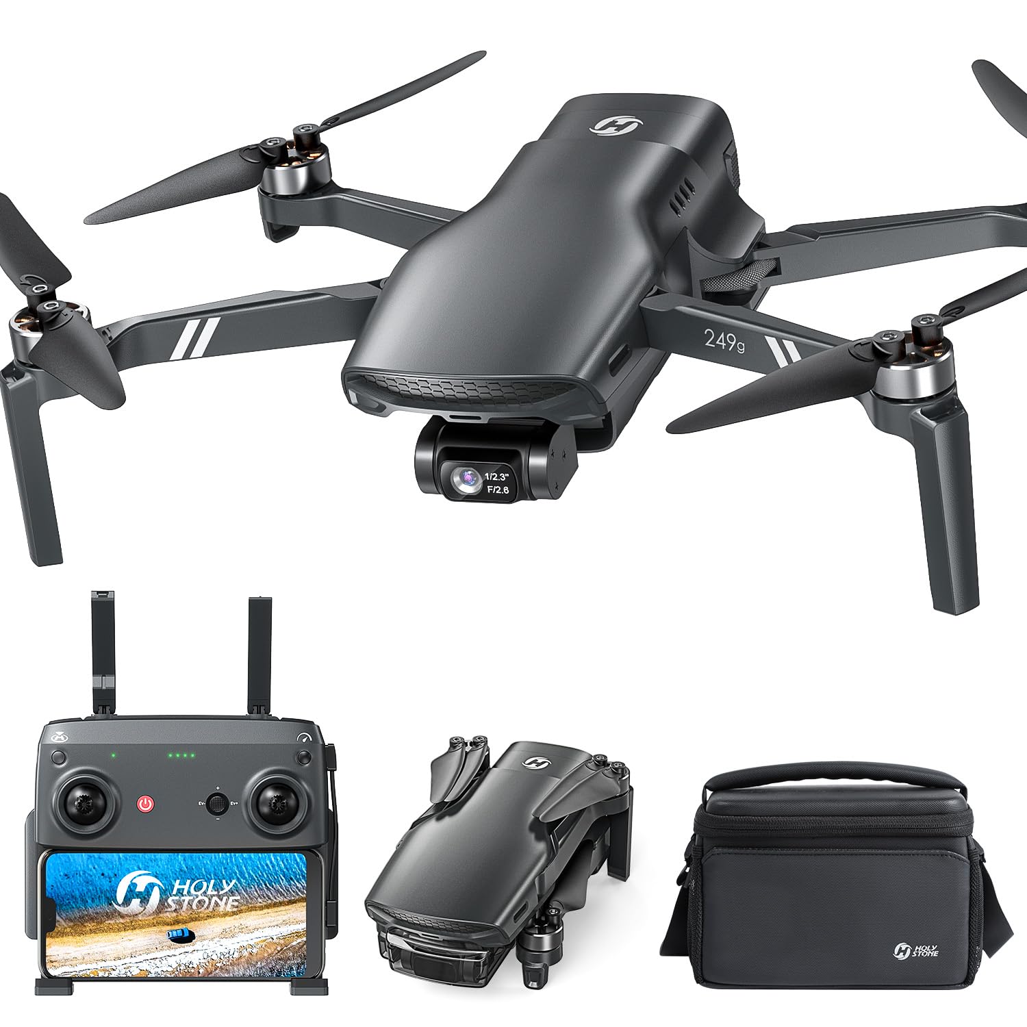 Drone Holy Stone Hs900 Gps Leve Com Câmera 4k 249g