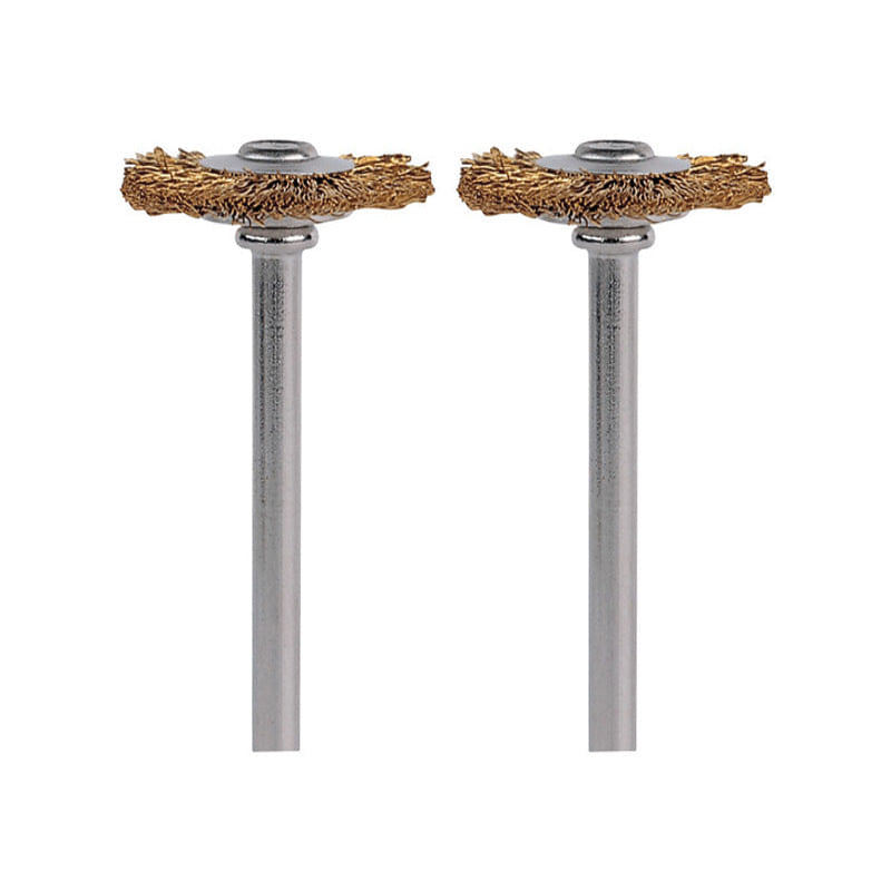 Conjunto De Pincéis Dremel Brass 3/4 Polegadas X 1,7 Polegadas L, Pacote Com 2