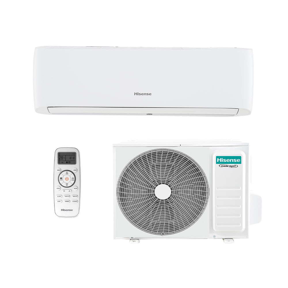 Ar Condicionado Inverter Hisense Hi Wall Eco Plus R-32 Sem Wi-fi 9.000 BTUs Frio 220v